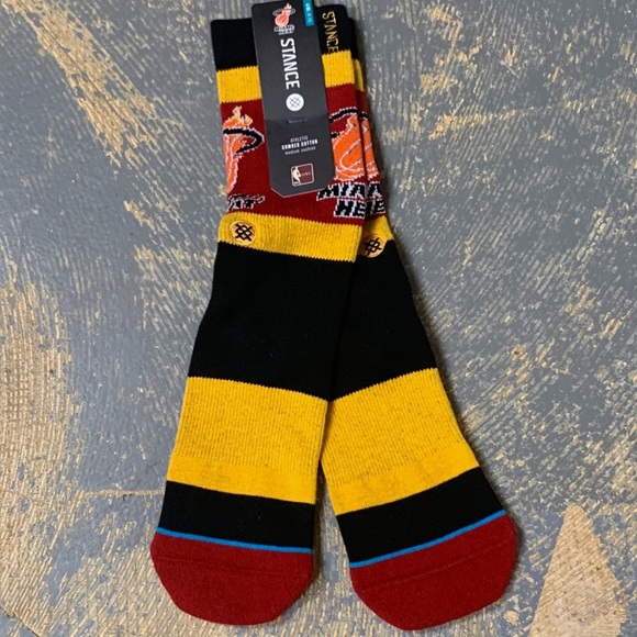 Stance Other - Stance X NBA Miami Heat Combed Cotton Socks